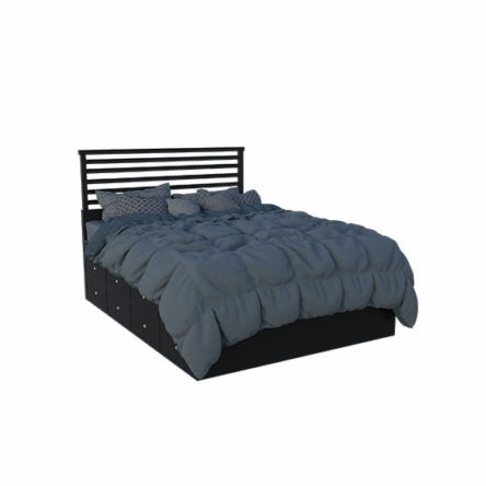 Rugged Bed 6 ft. BKBN/CMO
